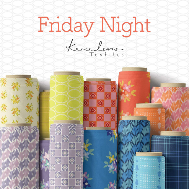 Friday Night By Karen Lewis Sold by ½ Metre