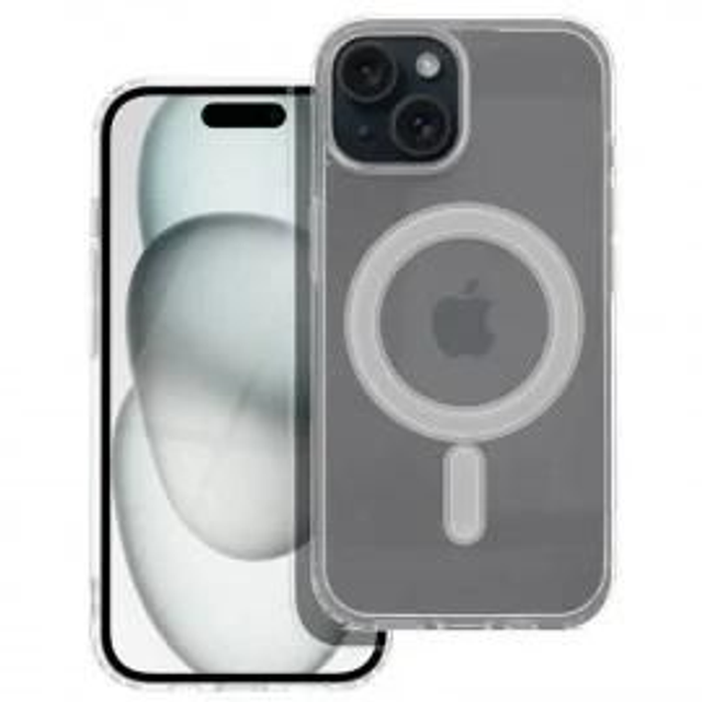 Coque silicone transparent MagSafe iPhone 15 Pro