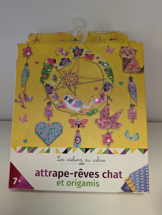 Attrapes Rêves Chat en Origami