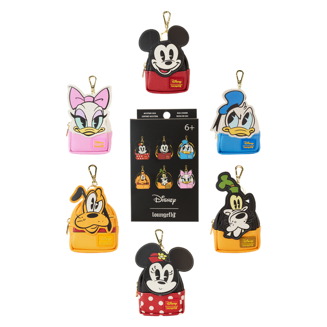 Loungefly: Mickey & Friends Picnic Cosplay Mystery Mini Backpack Keychain Charm