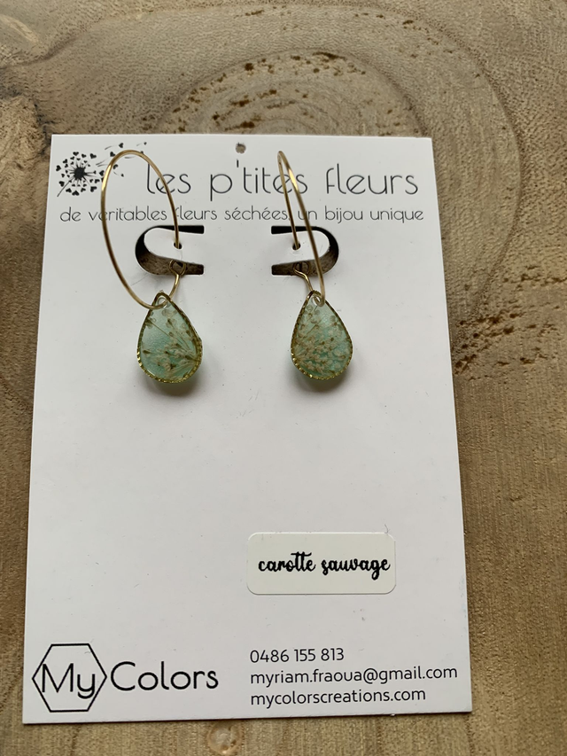 Pastel - boucles d'oreilles créoles