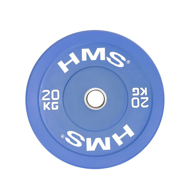 HMS Olympische Halterschijf CBR BLUE BUMPER 2 x 20 KG