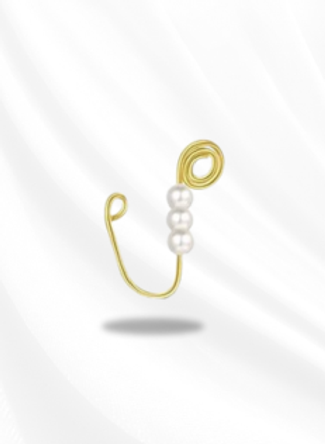 Faux piercing de nez Triya doré