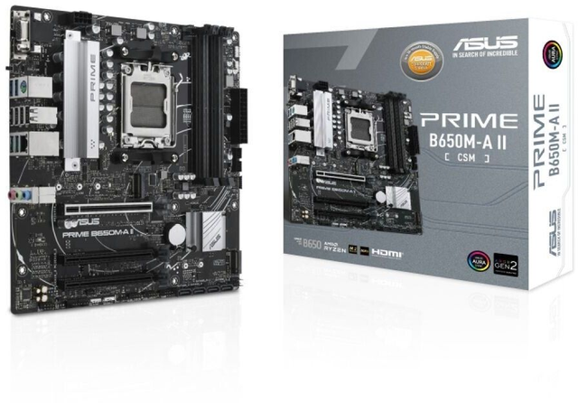 02.2.0028 – Scheda Madre ASUS PRIME B650M‑A II‑CSM AM5 – Mid Range Business CSM