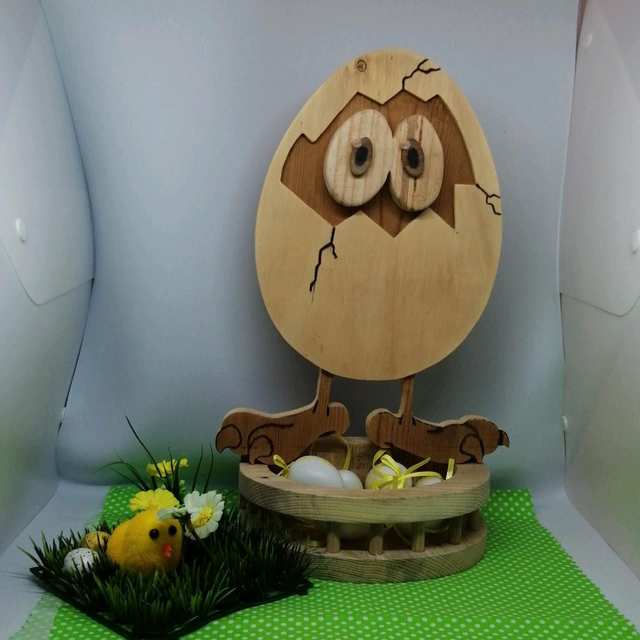 poussin dans sa coquille 