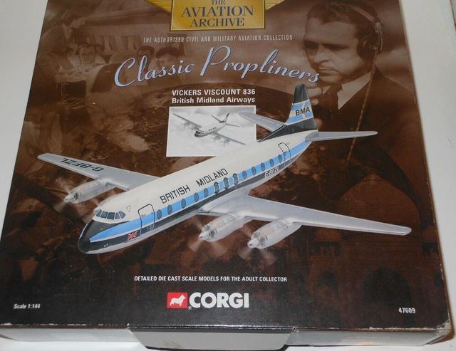 1/144 Vickers Viscount 836 British Midland Airways