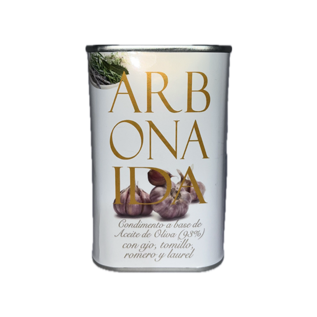 Lata Infusionado Ajo y especias Arbonaida 250ml 