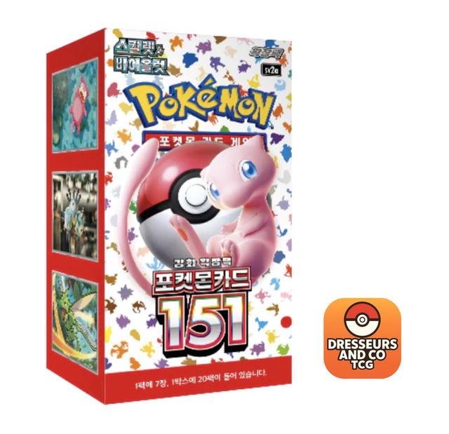 Display Pokémon 151 coréenne🇰🇷 sur demande