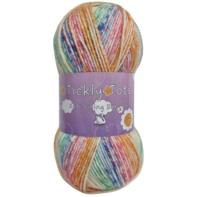 Cygnet Tickly Tots DK 100g - 7111 Make Rainbows