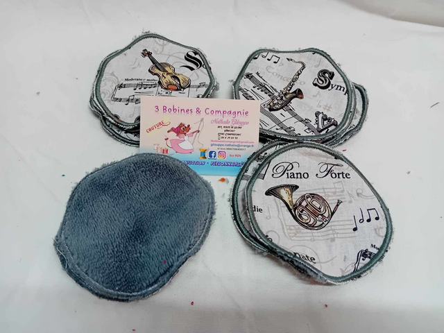 cotons lavables musique