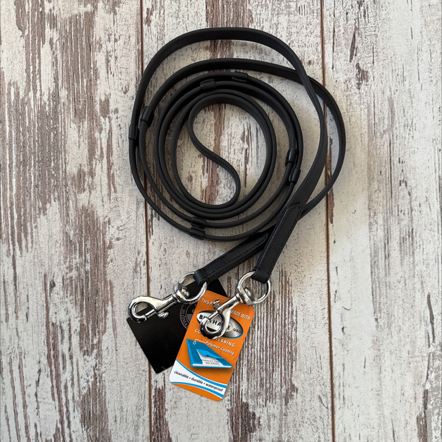 Biothane Zügel Atorka silberne Karabiner