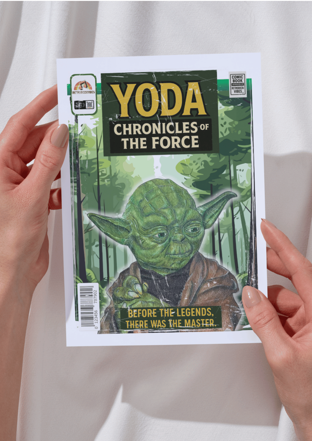 Yoda Comic Cover Art Greeting Card