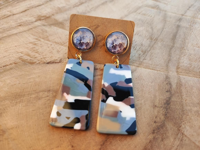 Boucles D&#039;oreilles &#039;Army&#039;