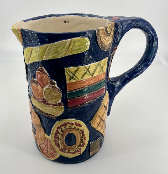 Pichet motif aliments