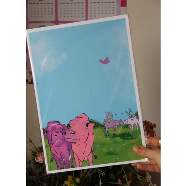 Poster - Vaches mignonnes
