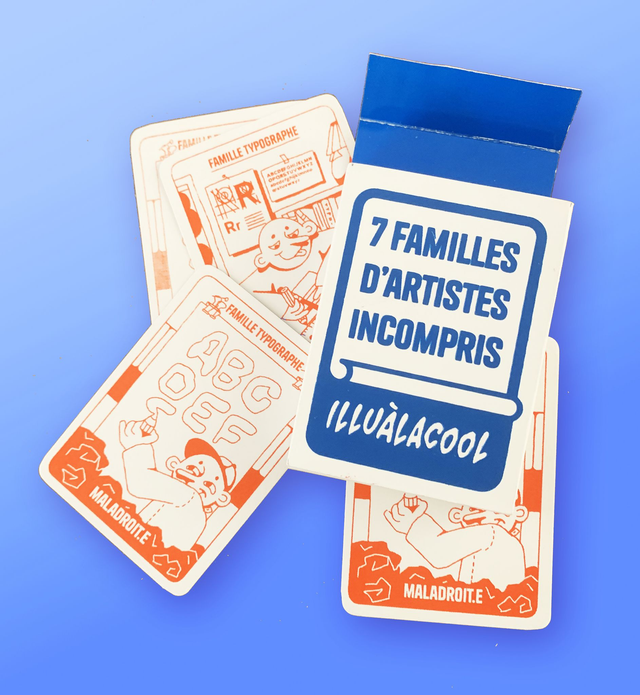Jeu de cartes - 7 familles d&#039;artistes incompris.es