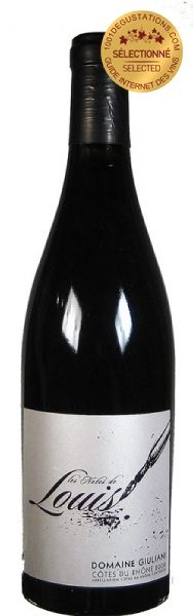 LES NOTES DE LOUIS rouge // Cote du Rhône 2023//Guilliani