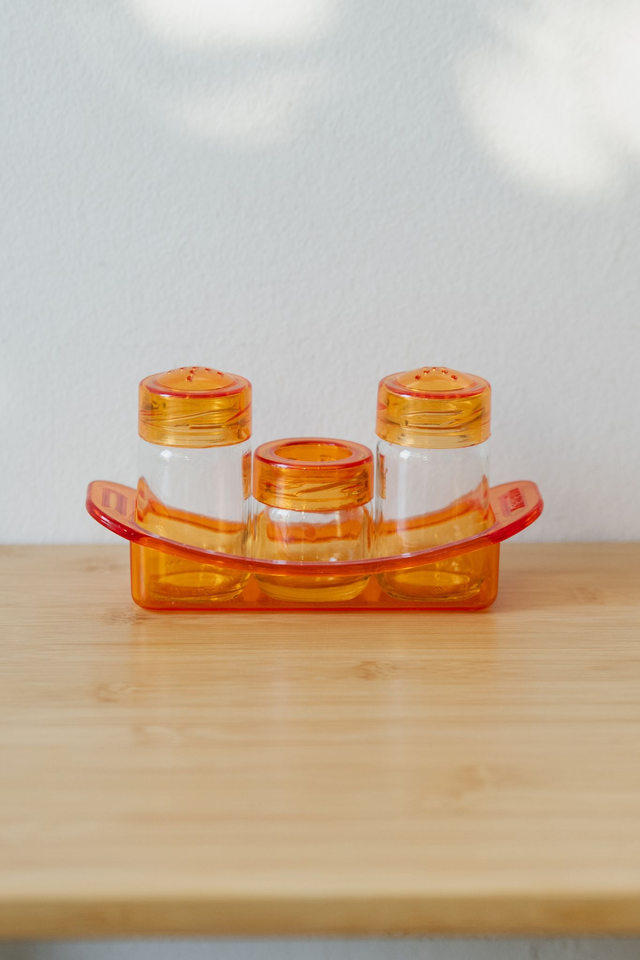 Set condiments orange 🧡