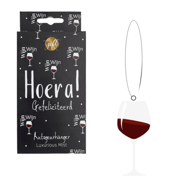 Autogeurhanger | Hoera gefeliciteerd