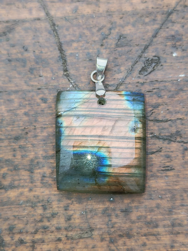 Pendentif labradorite
