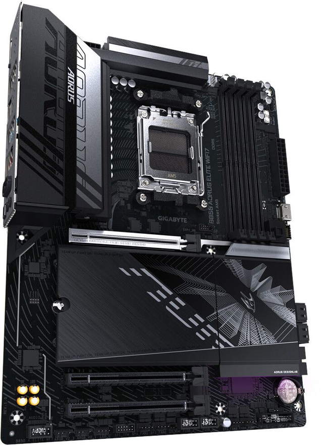 02.2.0105 – Scheda Madre Gigabyte B850 AORUS ELITE WIFI7 – ATX mid‑range nera con WiFi 7 per Ryzen 7000/8000/9000