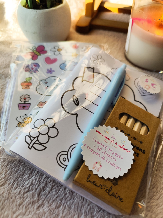 Kit &#039;&#039;Mon carnet à colorier&#039;&#039;