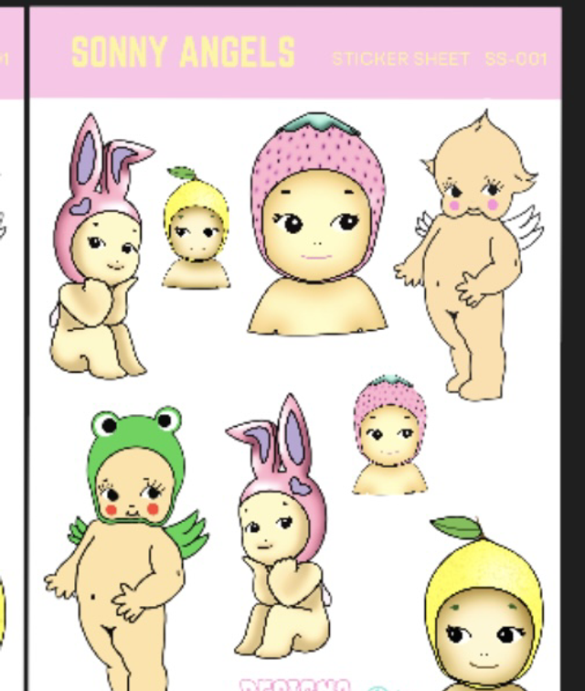 Sonny Angels Sticker Sheet