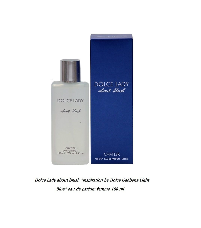 Dolce Lady about blush " inspiration by Dolce Gabbana Light Blue " eau de parfum femme 100 ml