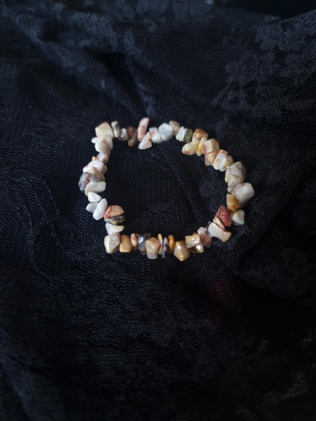 Crazy lace agate bracelet