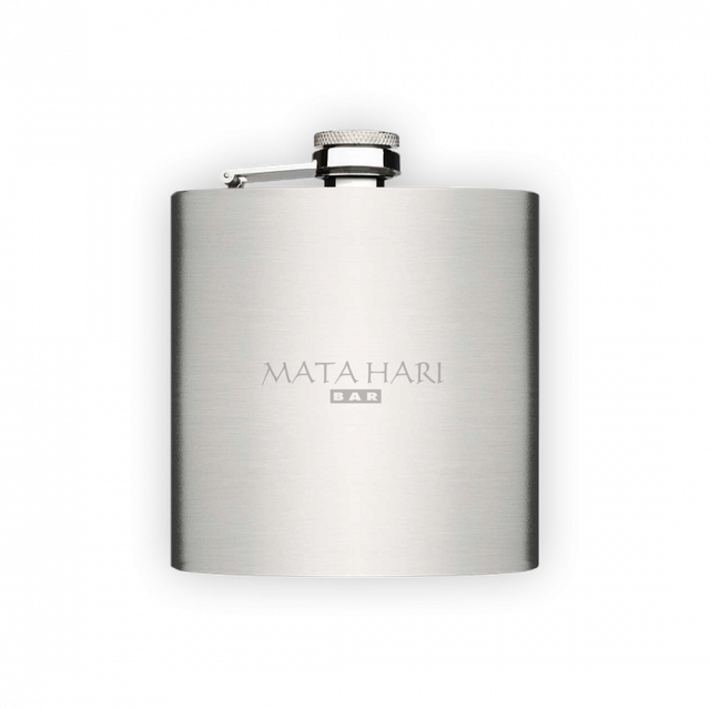 Flachmann - Logo Gravur