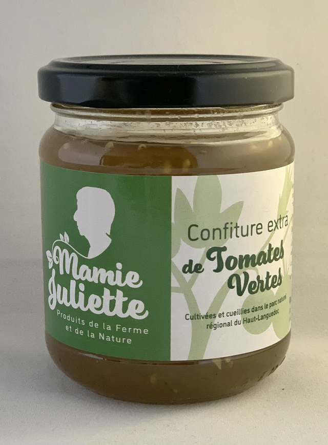 Confiture Extra de Tomates Vertes et Vanille de la Réunion