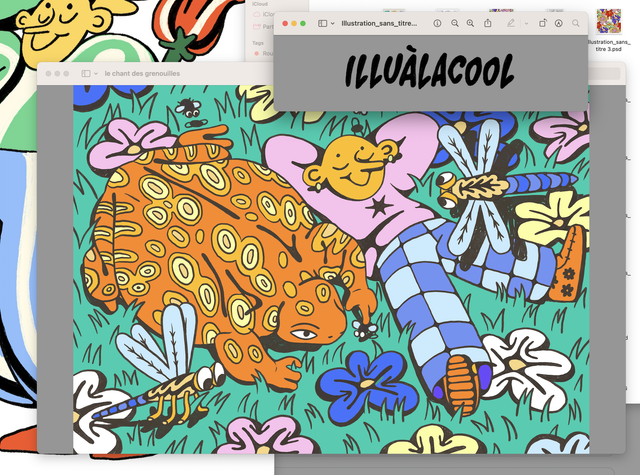 Le chant des grenouilles