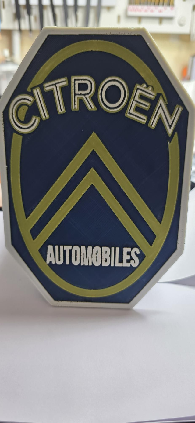 Plaque déco Citroën vintage