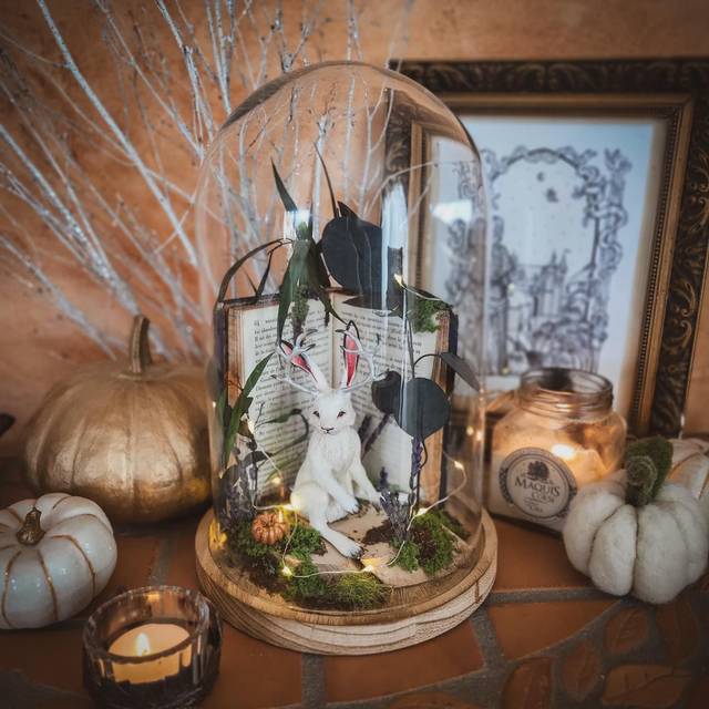 Sculpture fantastique - &quot;Le Conte d’Argent et de Lune&quot;