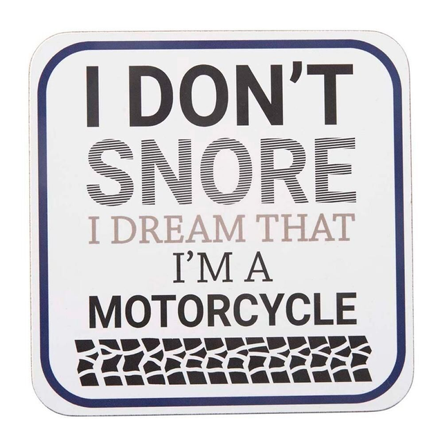 I Don't Snore - Cork Backed Coaster