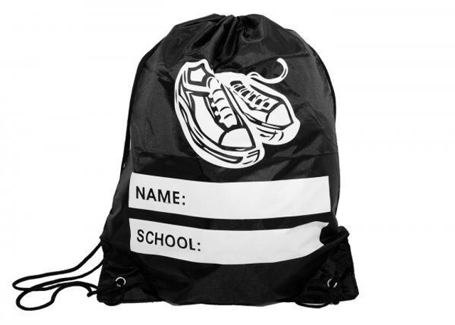 Drawstring school bag