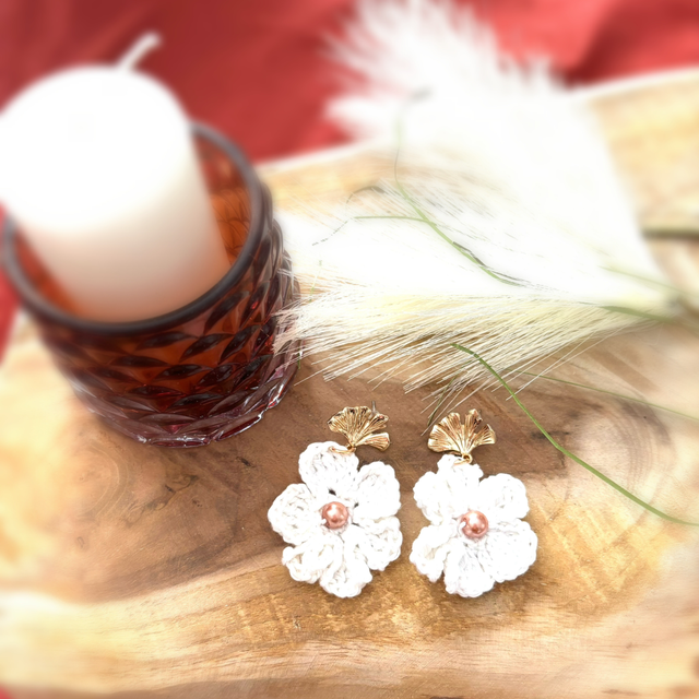 Boucles d&#039;oreilles - FLEUR ANGE