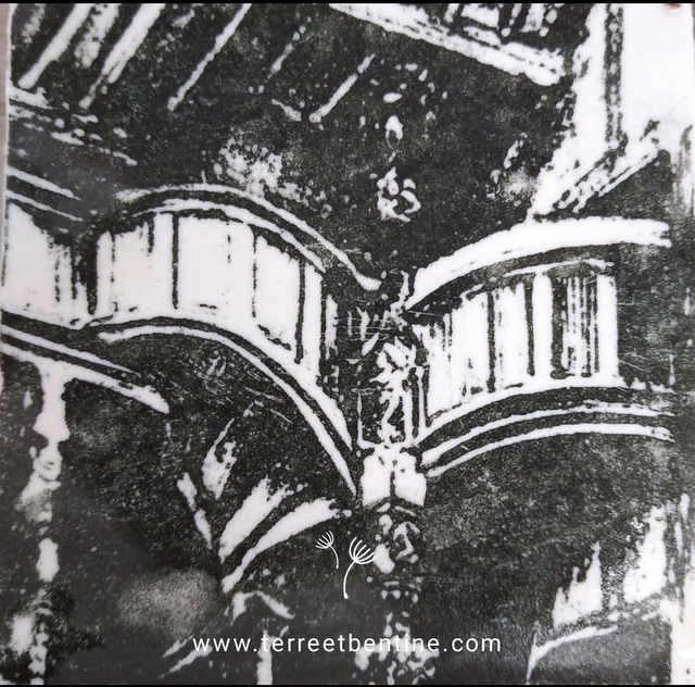 COLLECTION : Morlaix " Escalier de la maison dite de la duchesse Anne"