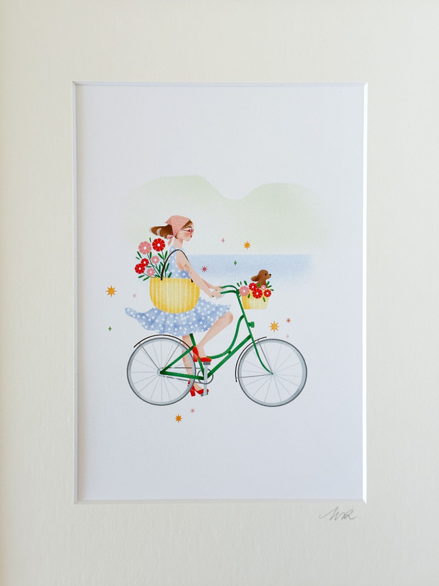 Affiche Faire Du Vélo