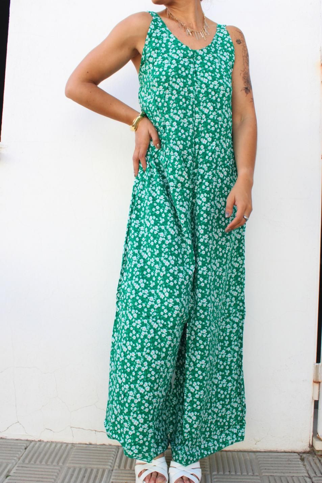 Mono Flores Verde
