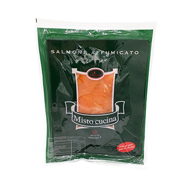 SALMONE AFFUMICATO RITAGLI 250 GR RIUNIONE