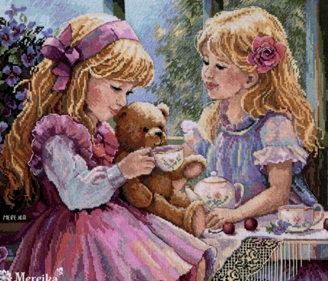 Merejka The Tea Party Counted Cross Stitch Kit