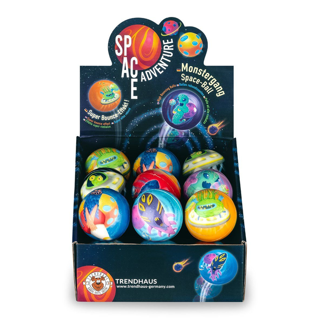 BALLE Super Rebondissante ESPACE MONSTERGANG SPACE Ø 6CM, 6-FA