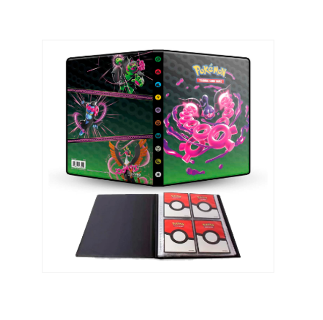 (26-06) Portafolio para cartas Pokemon SV-Shrouded Fable de 4 bolsillos