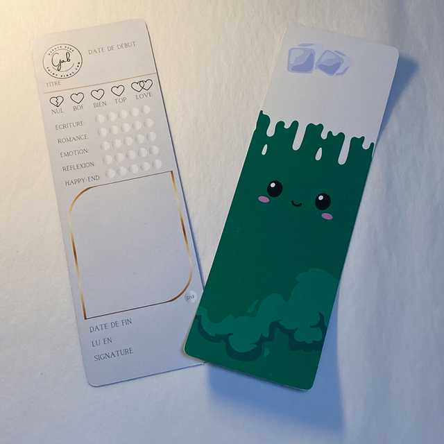 Marque-page&Note Matcha
