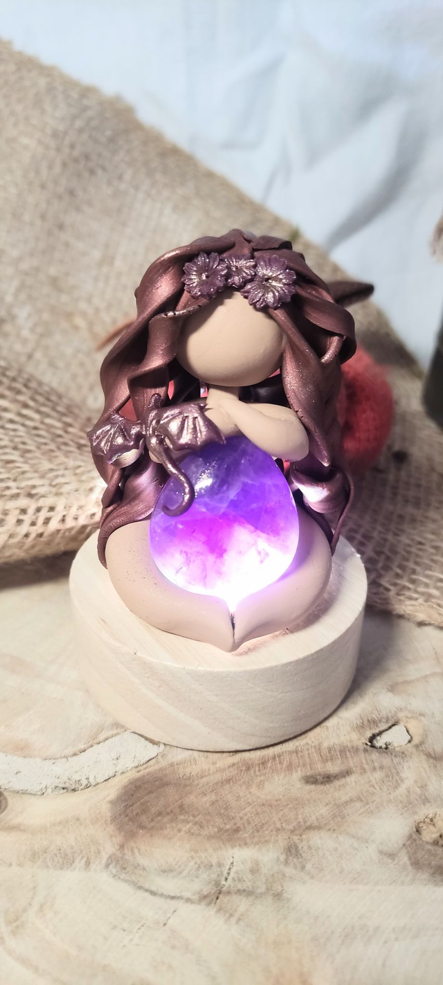 🐉 Gardienne des Songes Mystiques – Améthyste &amp; Dragon Protecteur ✨