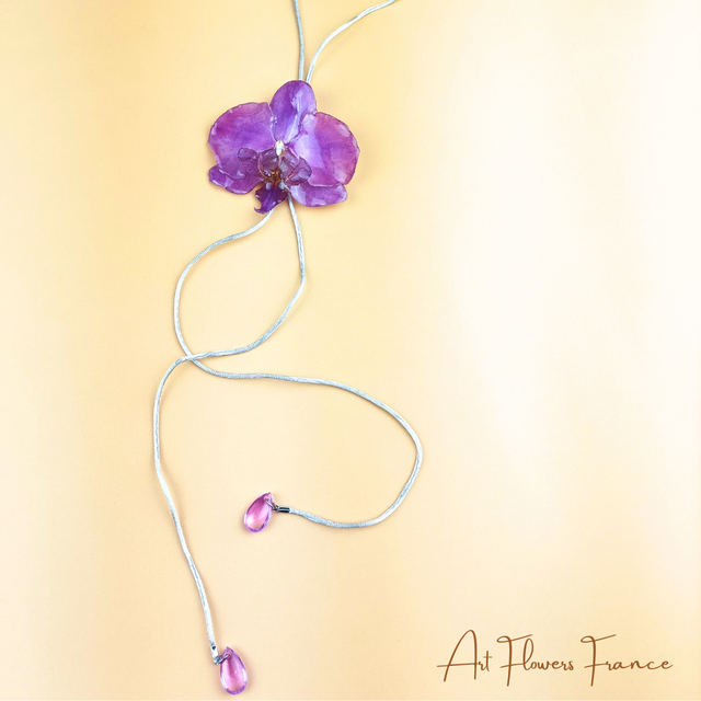 Collier Orchidée
