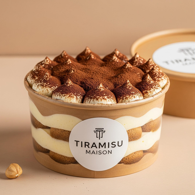 Tiramisu noisettes artisanal 3/4 personnes 