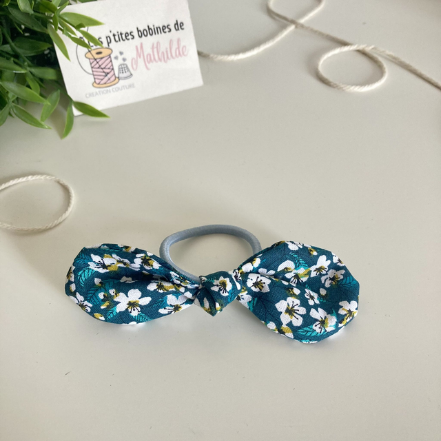 Nœud élastique | Milles fleurs bleues
