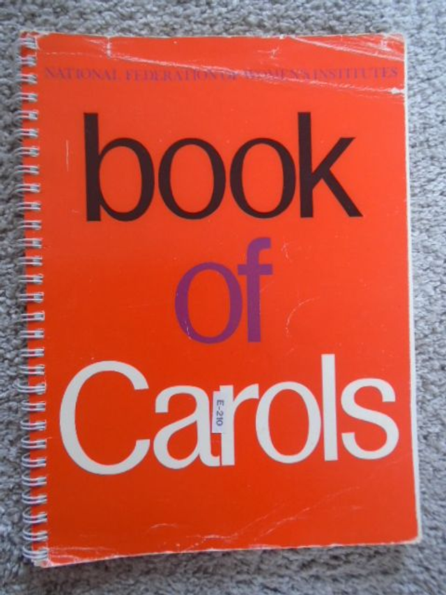 Book of Carols - Women's Onstitute 